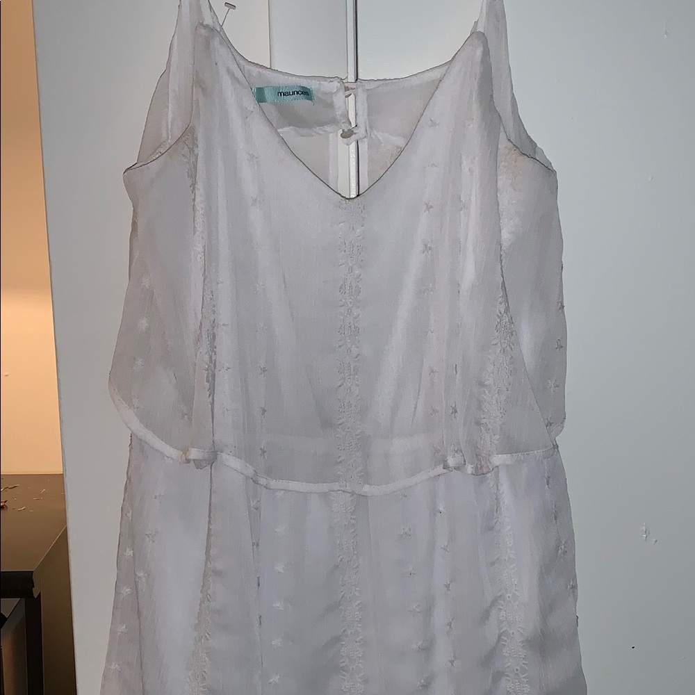 White Maurice’s dress